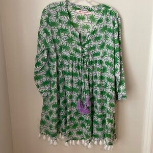 Ro’s Garden Green Botanical Dress